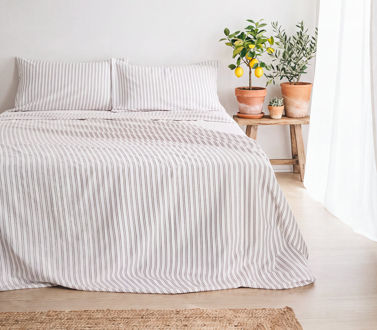 Set lenzuolo sopra in cotone - Collezione Riviera