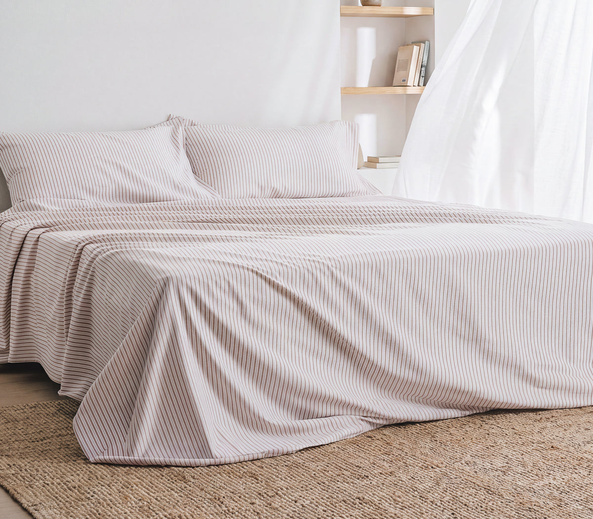 Set lenzuolo sopra in cotone - Collezione Riviera Cefalù