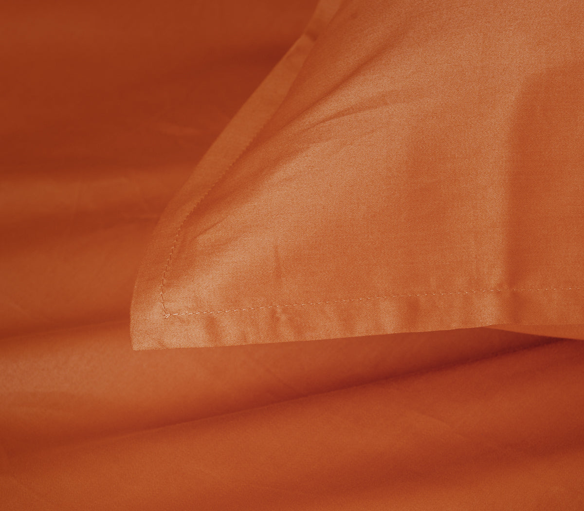 Set copripiumone in Raso Arancio Tenné