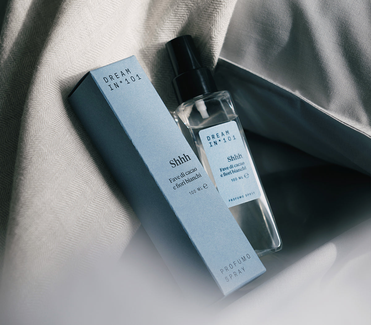 Profumo per Tessuti Shhh Fave di Cacao e Fiori Bianchi - 100ml
